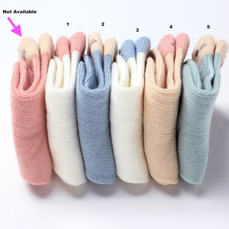 Cotton 0-6 Months Baby Socks Age Set of 5 Pairs